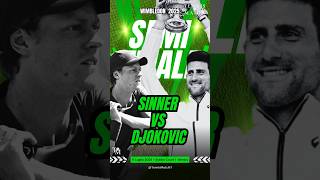 Orario Sinner - Djokovic Oggi a Wimbledon 2025 🎾 Dove Vederla in TV #sinner #djokovic #wimbledon2025