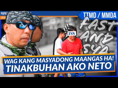 GINAWA PO YAN PARA DAANAN NG TAO, HINDI PARA HARANGAN NG TRUCK / ttmd - mmda / papapau