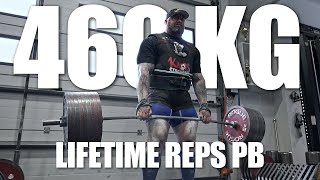460KG DEADLIFT FOR 2 REPS - PERSONAL BEST - Road to 510kg 