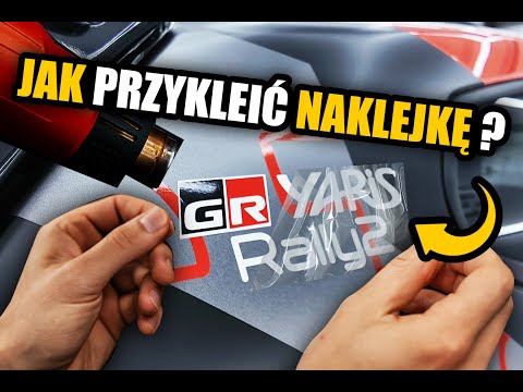 Jak przykleić NAPIS na SAMOCHODZIE ??