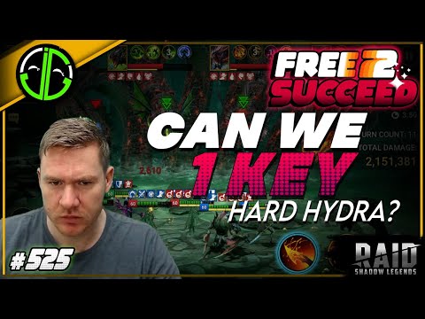 Moving Our 60m+ Normal Hydra Team To Hard | Free 2 Succeed - EPISODE 525