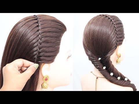 Very Beautiful ponytail hairstyle For Wedding & Receptions party |hairstyle for girls