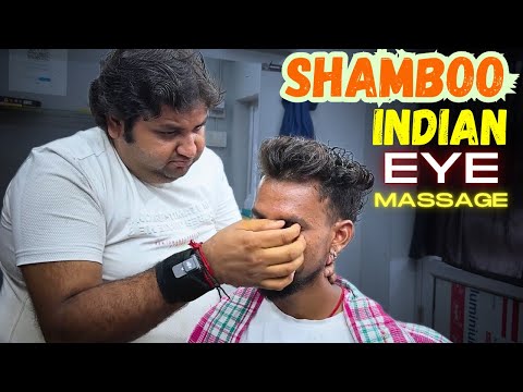 INSANE INDIAN EYE MASSAGE – Extreme Relaxation! Sambhoo Barber ASMR