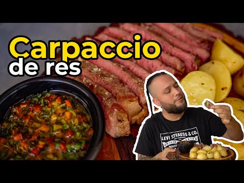 Carpaccio + chimichurri y bebida!