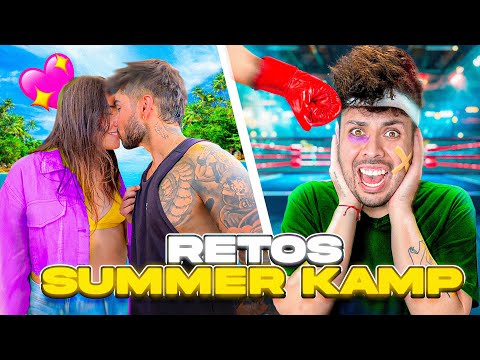 24 HORAS haciendo RETOS con YOUTUBERS en el SUMMER KAMP