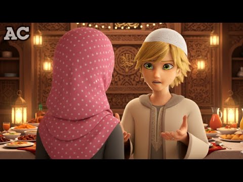 أدريان يكتشف بأن مارينت مفطرة ويطلقها! | ميراكولوس في رمضان🌙