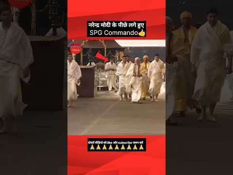 नरेन्द्र मोदी के आगे पीछे लगे हुए है SPG Commando #narendramodi #shorts #shortsnews #shortsvideo