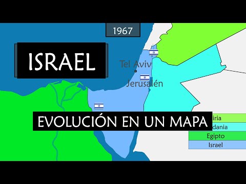 Israel - Evolución en mapas (sin comentarios)