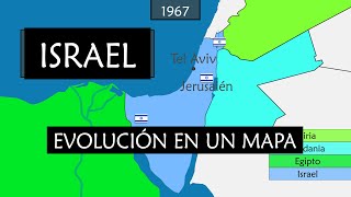 Israel - Evolución en mapas (sin comentarios)