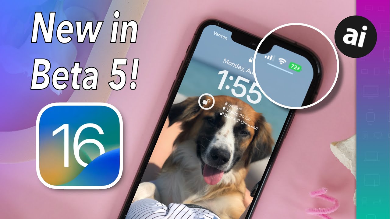 Everything New in iOS 16 Beta 5! Battery Percentage In Status Bar!?