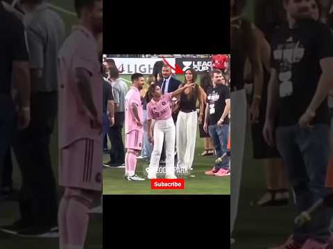 Is Beckham little sad? Victoria Beckham is secretly filming Messi#shorts #beckham #messi #intermiami