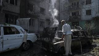 YouTube video thumbnail: Russian Strike on Zaporizhzhia Wounds Over a Dozen, Officials Say
