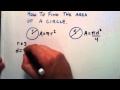 Calculating the Area of a Circle from Radius or Diameter