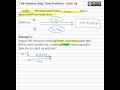 Distance, Rate, and Time Problems