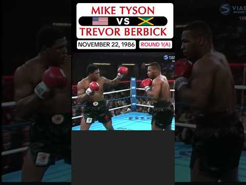 Mike Tyson 🇺🇸 VS 🇯🇲 Trevor Berbick | November 22, 1986 | ROUND 1(A)