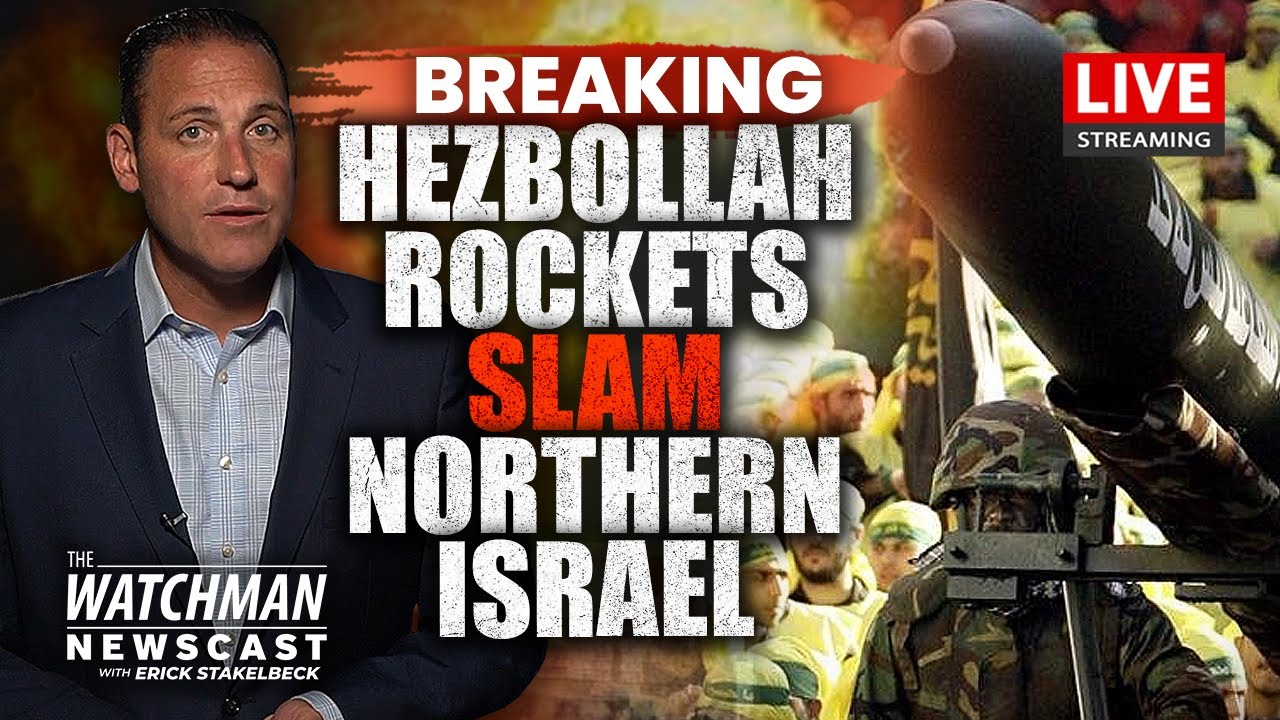 Hezbollah ROCKET BARRAGE Slams Northern Israel; U.S. Nuclear Sub to Mideast
