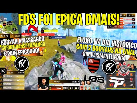 MEU DEUSSS FLUXOOO! 2 BOOYAH EPICOS NA GRANDE FINAL FDS AMASSANDO FLAMENGO, SCCP PAIN! SURREAL!