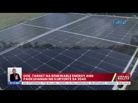 DOE Iginiit Na Dapat Bigyan Ng Pondo Ang Pilipinas Ng Mayayamang Bansa Para Sa Renewable Energy