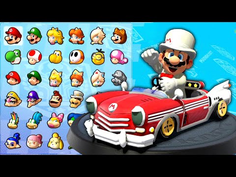 Mario Kart 8 Deluxe - Peach, Mario & Bowser (Wedding Outfit) Drivers Red Taxi | Who Win Win?