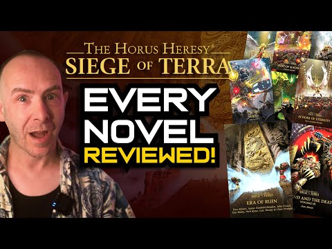 EVERY SIEGE OF TERRA NOVEL REVIEWED in about 25 Minutes! | Warhammer 40,000 Lore