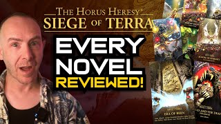EVERY SIEGE OF TERRA NOVEL REVIEWED in about 25 Minutes! | Warhammer 40,000 Lore