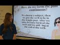 Understanding the Past Continuous Tense