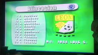 Leon 2 - Dorados 1 Marcador global Final vuelta clausura 2004