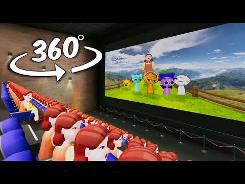 SQUID GAME 2 Sprunki Compilation  CINEMA HALL 3D VR Animation #2