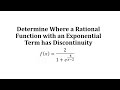 Understanding Discontinuities in Rational Functions