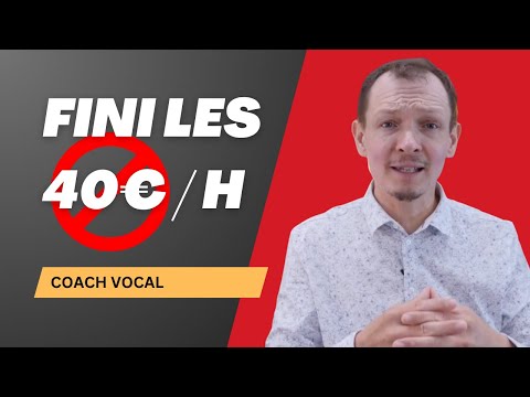 Comment passer de 40€ à 100€ pour tes cours de chant facilement !