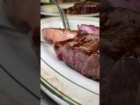 Making Peter Luger Steak House's legendary steak โ ASMR version. ๐ #ASMR #cooking #nyc