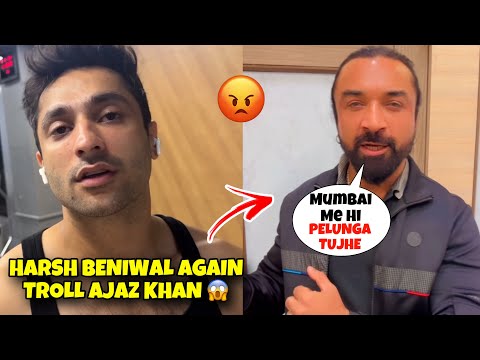 Harsh Beniwal Again Troll Azaz Khan 🤯 | Harsh Beniwal Vs Azaz Khan