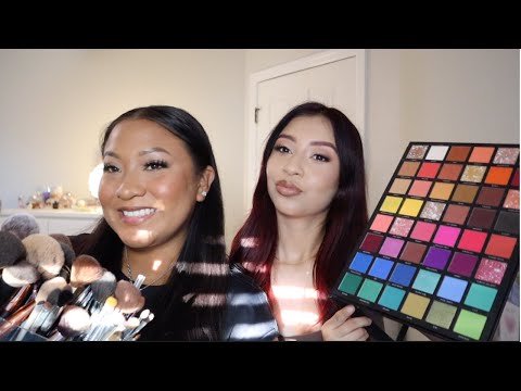 Getting my Makeup done! Chit chat while my friend does my makeup 💄