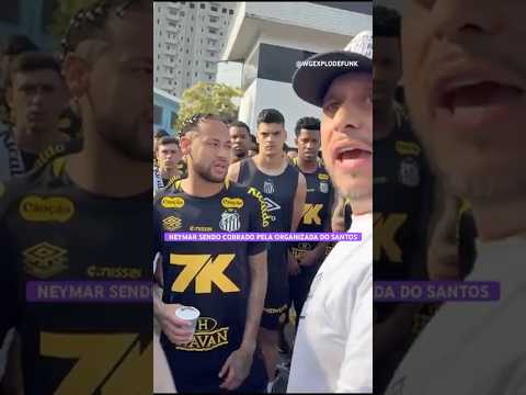 NEYMAR X ORGANIZADA DO SANTOS 🚨 #shorts #viralshorts