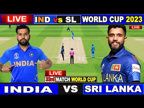 Live: IND Vs SL, ICC World Cup 2023 | Live Match Centre | India vs Sri Lanka | 1st Innings