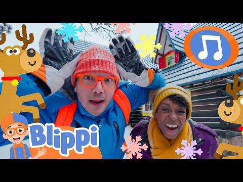 🔔JINGLE BELLS On The Way |  Blippi 🔍 | Kids Learning Videos! | Exploring and Learning