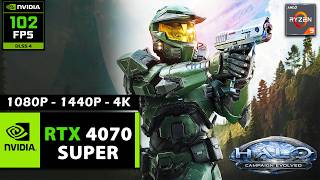 HALO: Campaign Evolved (Remake) | RTX 4070 Super | 1080P - 1440P - 4K | Complete Benchmark Showcase