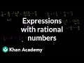 Comparing Expressions with Rational Numbers