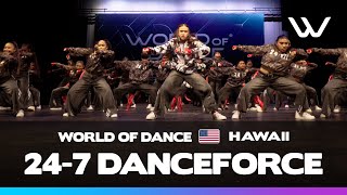 24-7 Danceforce | FRONT ROW | EXHIBITION | World of Dance Hawaii 2025 | #WODHI25