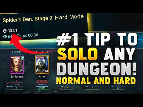 How to Solo Farm the Dragon, Spider, Ice Golem with ONE Insane Tactic! Raid Shadow Legends