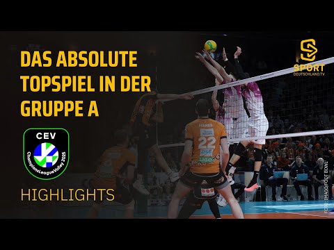 BERLIN Recycling Volleys vs. PGE Projekt WARSZAWA | Highlights, CL Männer | SDTV Volleyball