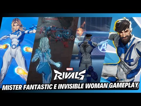 Mister Fantastic e Invisible Woman Gameplay Marvel Rivals