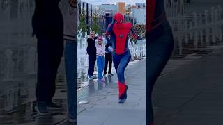 Spider-Man is rushing to the rescue! 😍 #spiderman