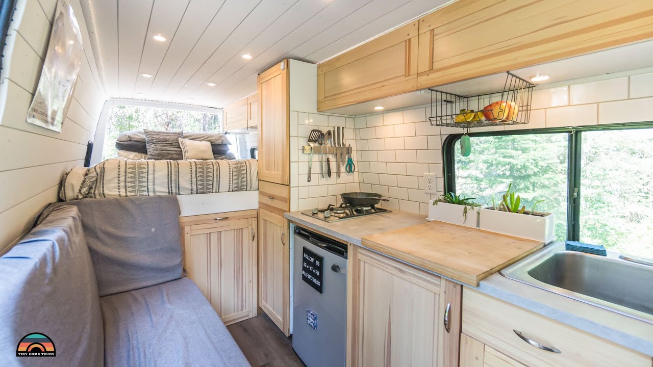 Gorgeous DIY Sprinter Camper Van – k Interior Build Tiny House