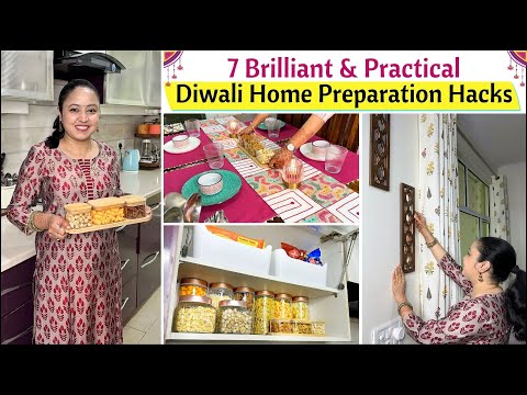 7 BRILLIANT & PRACTICAL Home Preparation Hacks For Diwali | Best Tips To Make Your Home Diwali Ready