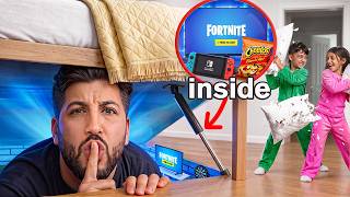 I BUILT A SECRET ROOM TO SPY ON MY KIDS!
