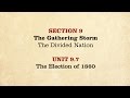 1860 Election and Democratic Party Dynamics