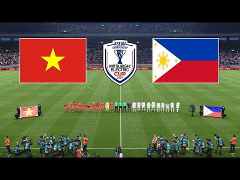 PHILIPPINES vs VIETNAM - ACEAN Championship 2024 | Full Match AllGoals | PES Gameplay