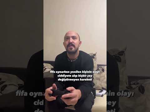 fifa oynarken yenilen kişinin olayı ciddiyete alıp hiçbir şey değiştirmeyen hareketi