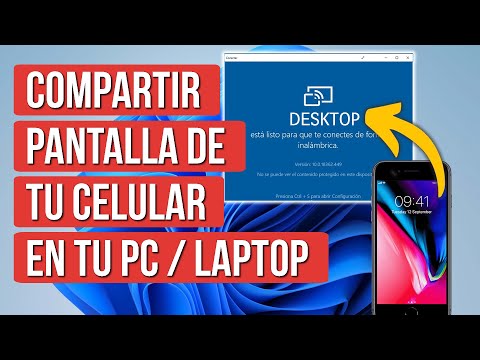 Como Proyectar y Compartir la Pantalla del Celular a la PC / LAPTOP Windows 11 (SIN CABLES)